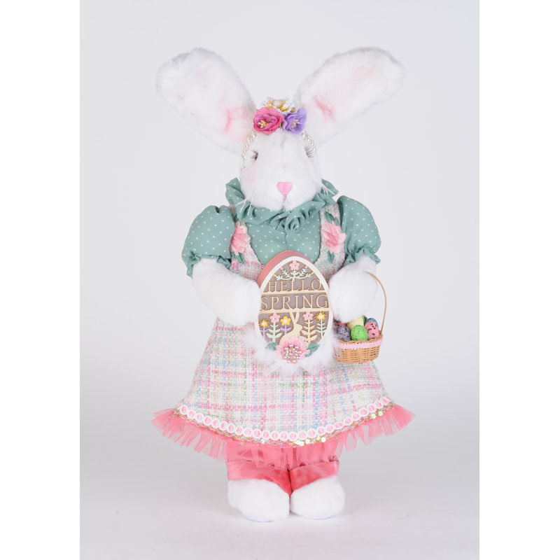 Lighted Sage Bunny