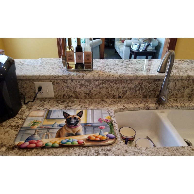 Tapis de vaisselle de décoration belge Malinois
