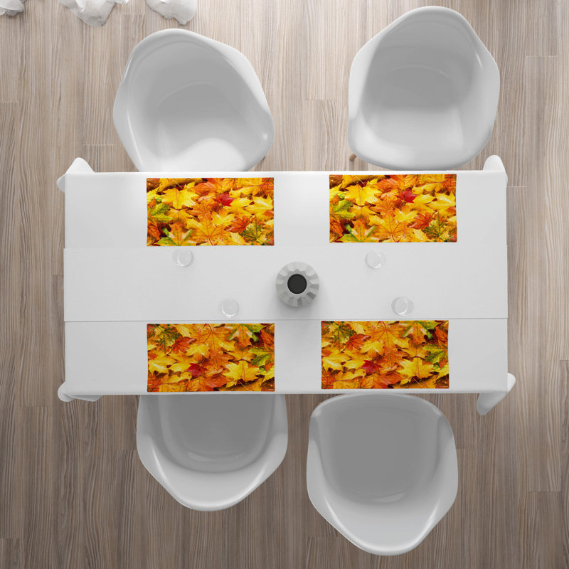 Polyester Floral Rectangle Placemat