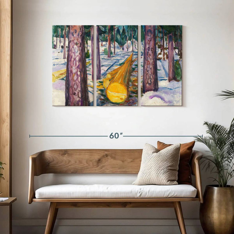 Alvord The Yellow Log, 28" H x 45" W