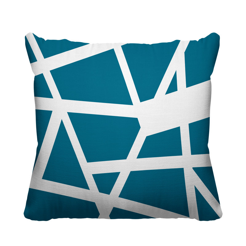 Coussin Townsend, L 17 po x H 17 po, Turquoise