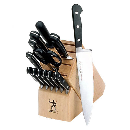 Wusthof Classic 15-Piece Knife Block Set, Acacia - Eversharp Knives