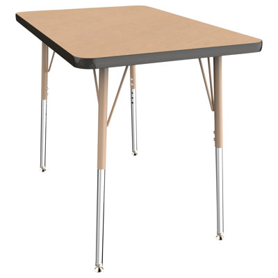 Table d'activité rectangulaire à hauteur ajustable