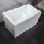 Baignoire de trempage autoportante en acrylique Flatbottom