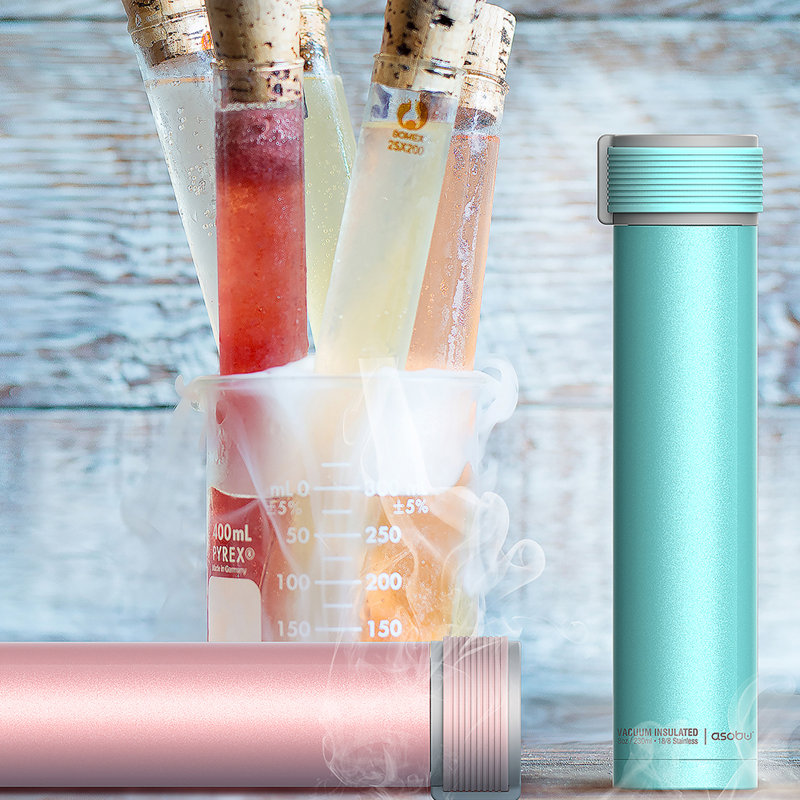 Asobu Vacuum Insulated Stainless Steel Travel Mug, Teal
