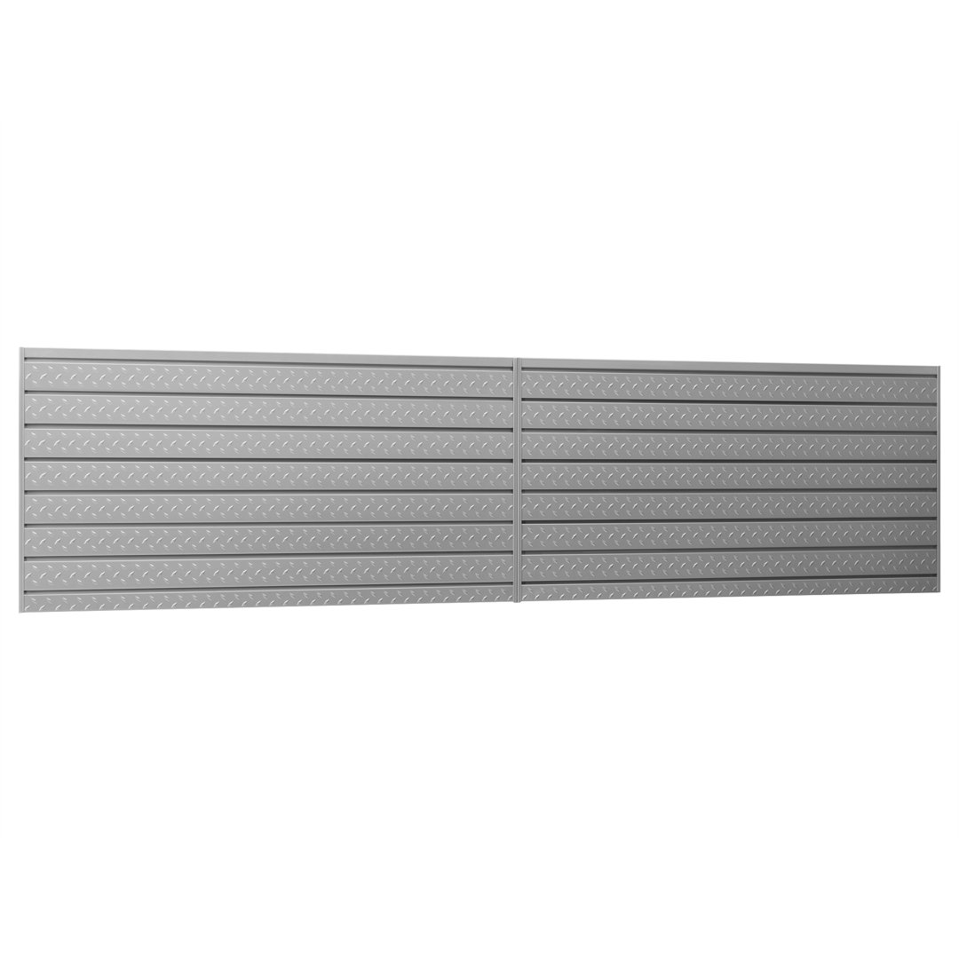 Pro Series Steel 48.25" H x 48" W Slatwall (Set of 2) NewAge Products