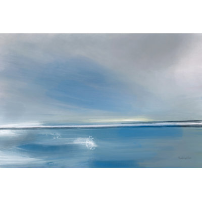 Shining Sea by Mercedes Lopez Charro - Wrapped Canvas Painting