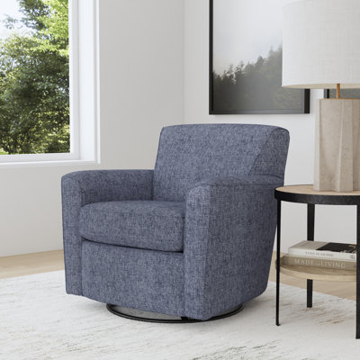 Monarch Upholstered Swivel Armchair
