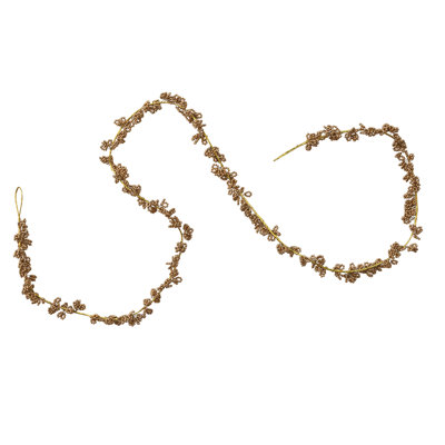 Gold Iron & Acrylic Bead Garland