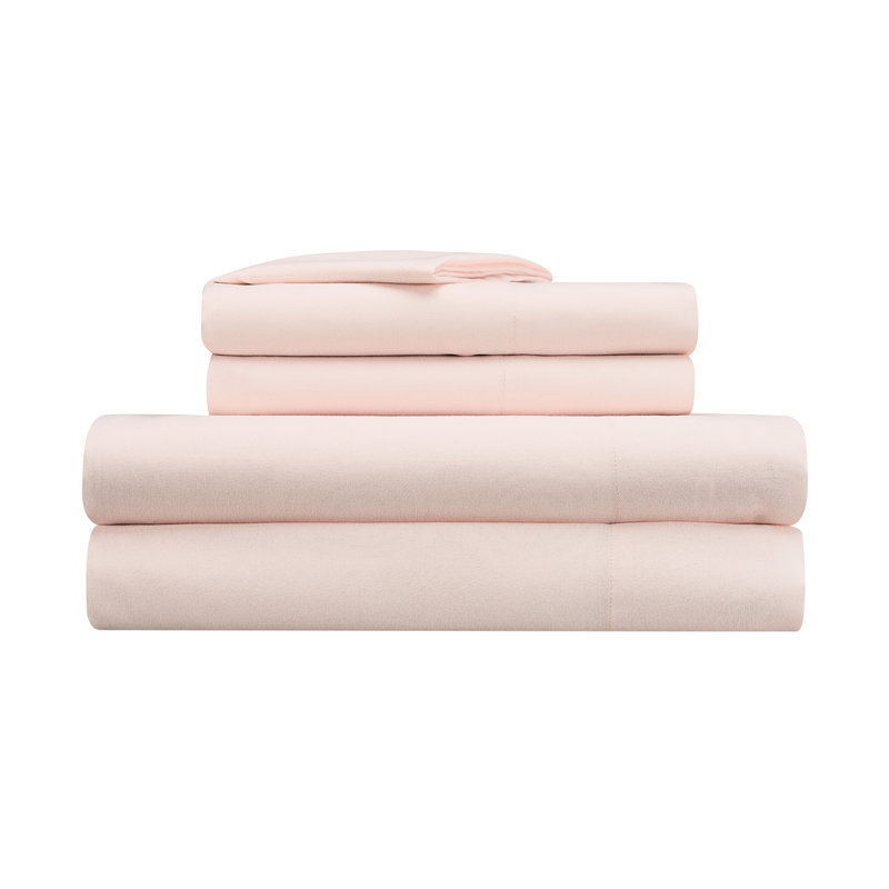 Simply Clean Antimicrobial Microfiber Sheet Set, Full, Blush