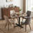 31.5''W Modern Farmhouse Round Kitchen Table, Sturdy Frame for 2-4 People-1525332832