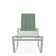 Holna Outdoor Rust-Resistant Metal Chaise Lounge