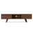 Lowry 72"W Solid Wood Industrial TV Stand for TVs up to 80" with 2 Cabinets and Open Shelf-1845272179
