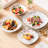 Buran 24 Piece Porcelain China Dinnerware Set - Service for 6