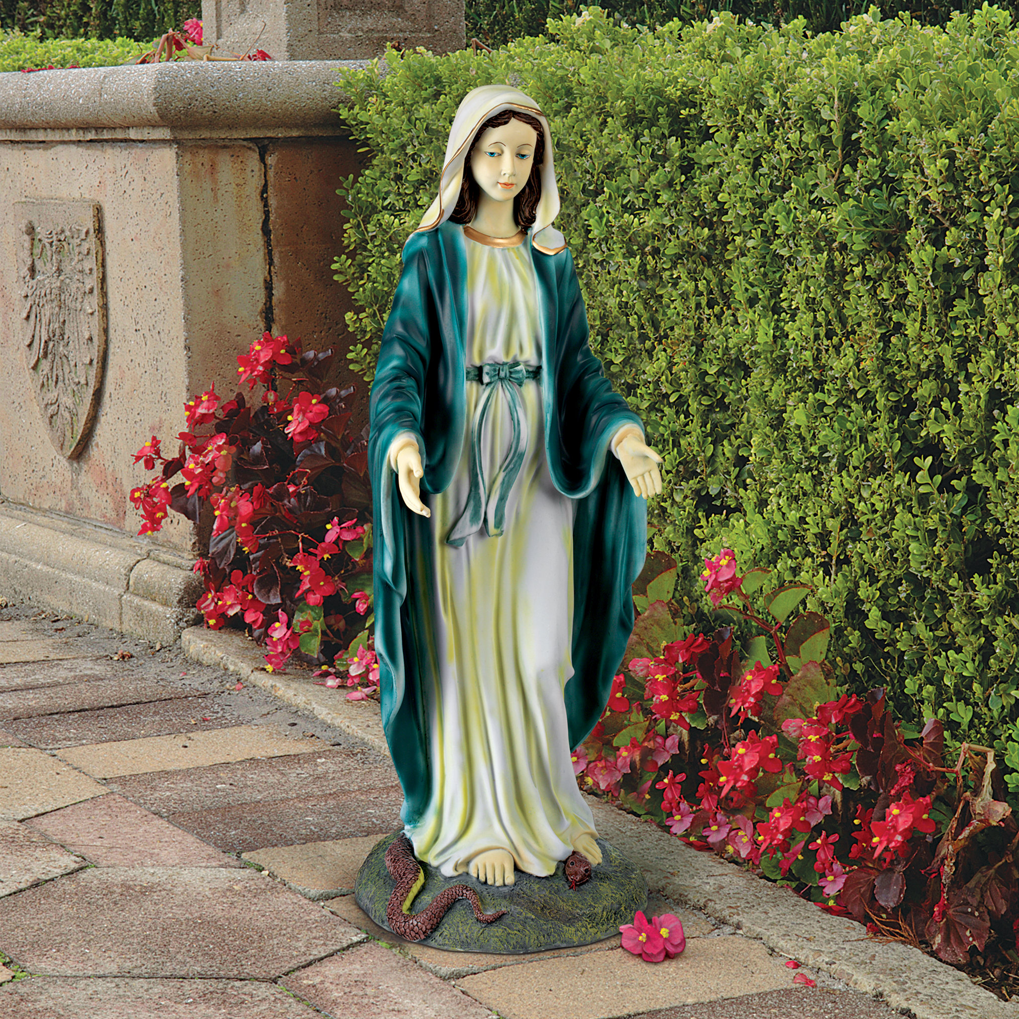 Design Toscano Virgin Mary, the Blessed Mother of the Immaculate ...