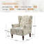 Upholstered Wingback Chair-1900399614