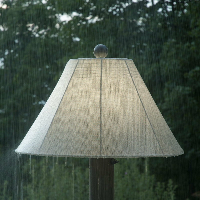 Baden 63.5'' Traditional Floor Lamp, Black, Jockey Red