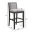Ensemble de 2 tabourets de bar d'une hauteur de 30,5 pouces, structure en bois d'hévéa, coussin en tissu éponge et tabourets de bar rembourrés, chaises de bar rétro-418177269