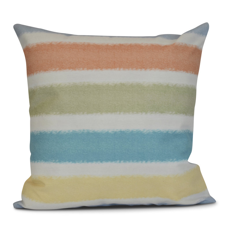Housse de coussin et insert Sail, Sun, and Fun, H 16 po x l 16 po x P 3 po, Bleu pâle