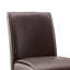 Chaise d’appoint en lin brun Lianna