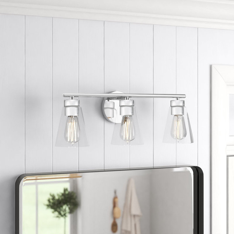 Seamus Dimmable Vanity Light, Polished Chrome