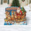 Figurine Père Noël en traîneau