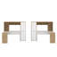 Simental L-Shape Floating Desk-416081847