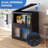 QT-3 Pack Stackable Storage Bins With Lids, Collapsible Plastic Storage Bins, Closet Organizers and Storage Containers with Doors For Home, Black, 25" L x 15.5" W x 42.5" H
