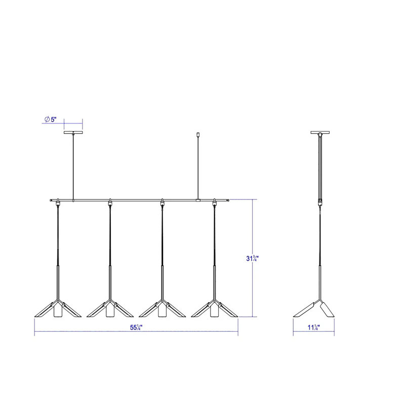 Suspenders® 12 - Light LED Chandelier