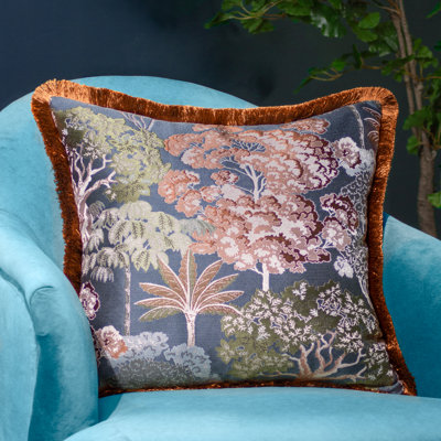 Floral Square Throw Cushion