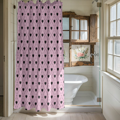 Rideau de douche Pink Affection - Premium