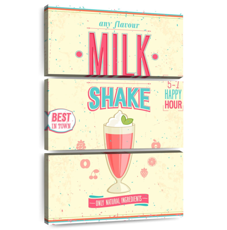 Yarlin Retro Diner Milkshake, 57" H x 36" W