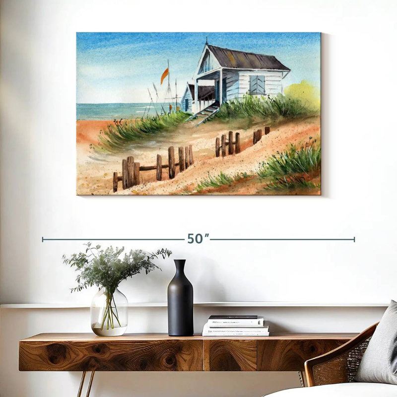 Lilie Beach House, 26" H x 39" W