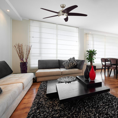 Trinity 132cm Ceiling Fan with Light Kit