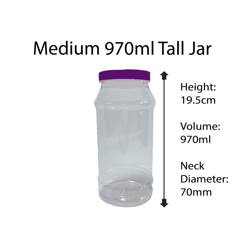 Jar - Set of 10, Purple