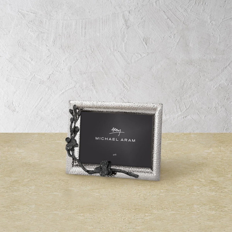 Black Orchid Picture Frame 4x6