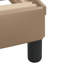 VidaXL Lit Viana avec matelas Cappuccino 100 x 200 cm Similicuir-308404516-308404520