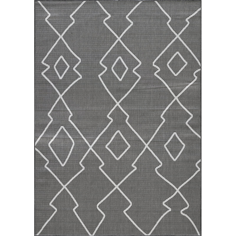 Tapis gris Destiny Culton, Rectangle 7 pi 10 po x 9 pi 10 po