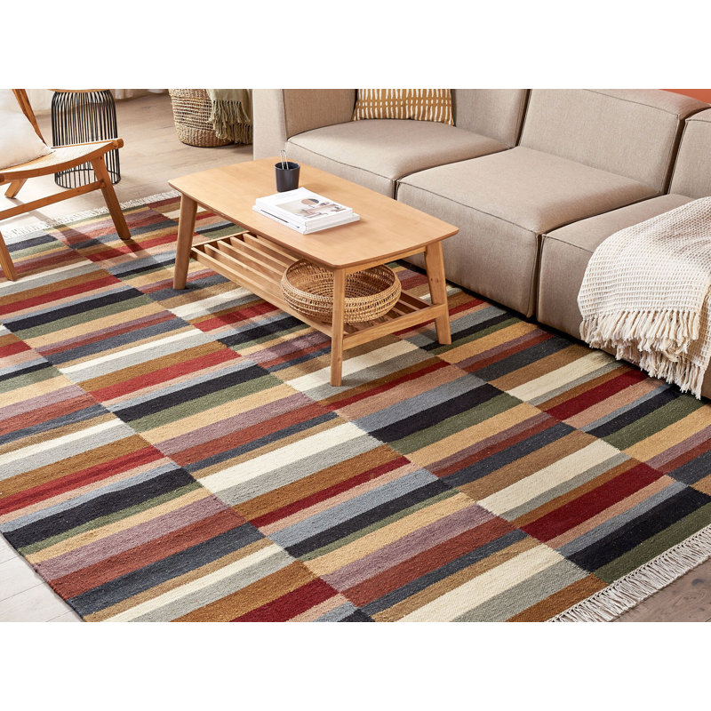 Cosima Striped Hand Woven Area Rug, Rectangle 200 x 300cm