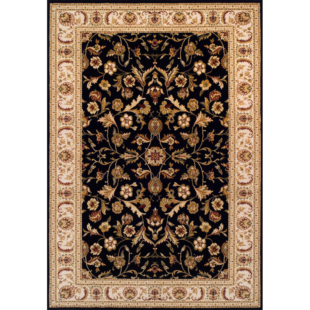 Chiedu Wool Black/Beige Rug