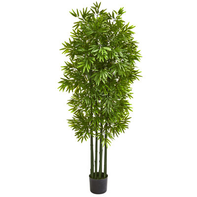 Bamboo Artificial Tree with Black Trunks UV Resistant (Indoor/Outdoor)