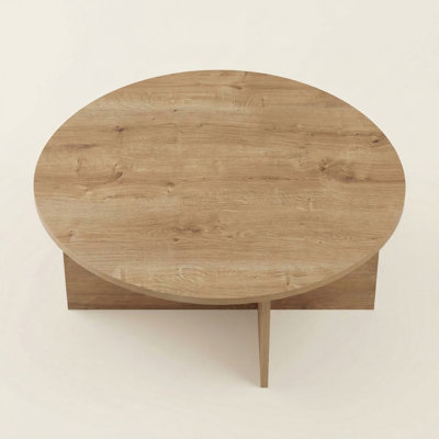 Ellington 35" Wide Round Coffee Table