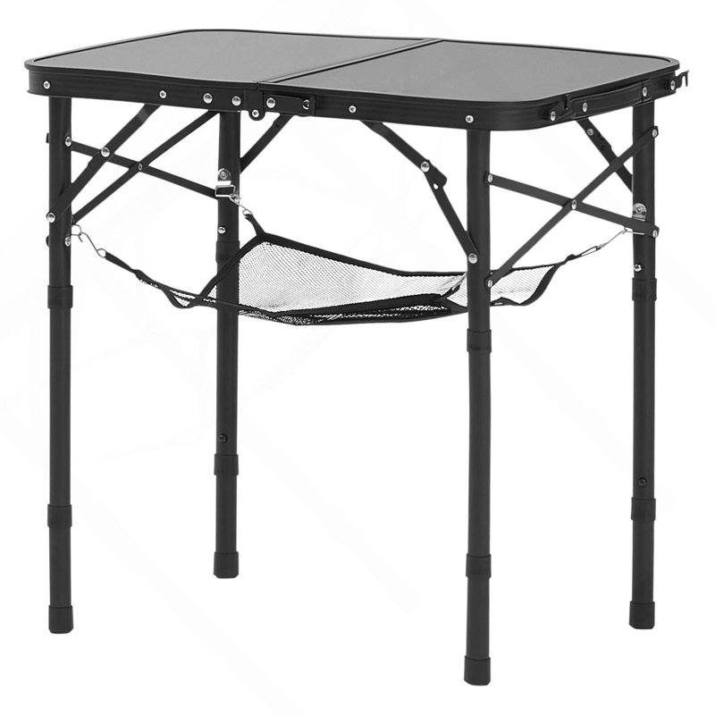 2Ft Folding Portable Camping Table Aluminum Outdoor Table Adjustable Height
