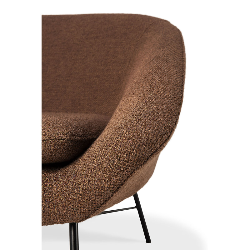 Barrow Barrel Chair, Copper Polyester Blend