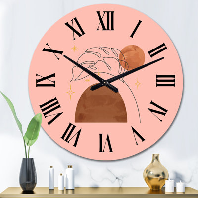 Horloge murale surdimensionnée