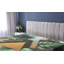 Drap-housse Ambesonne Monstera_ Triangles en marbre abstrait_ Fougère vert gris chameau-95977931