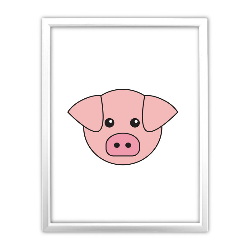 Single Picture Frame Print, White