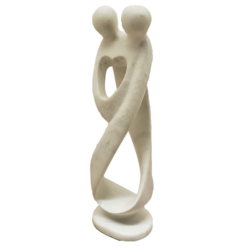Text & Numbers Figurines & Sculptures, 12" H x 4" W X 2.5" D, Natural