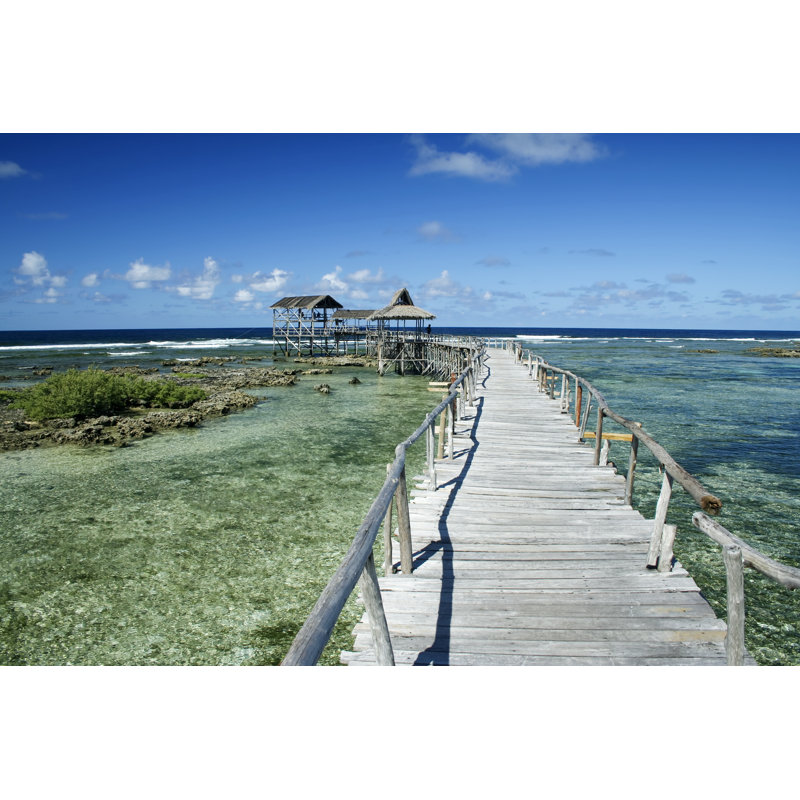 Siargao Island Philippines par Simongurney - Photographie sur toile tendue, L 18 po x H 12 po