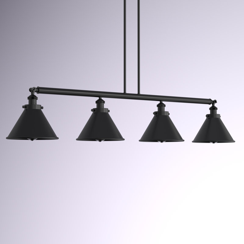 Paylor 4 - Light Kitchen Island Pendant, No Bulb Included, Polished Chrome, Polished Chrome